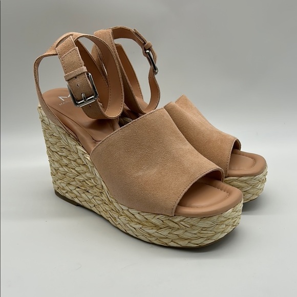 B2490- Marc Fisher Nelly Espadrille Wedge Sandals – Size 9 – NWT - Picture 2 of 9